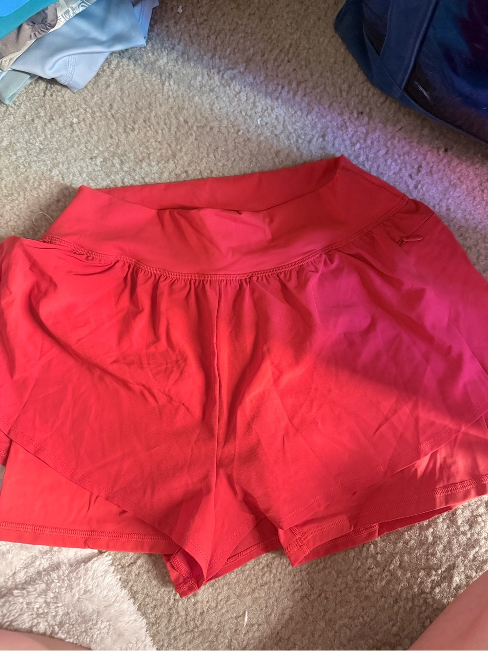 Oner Active Coral Pink High-Rise Athletic Shorts